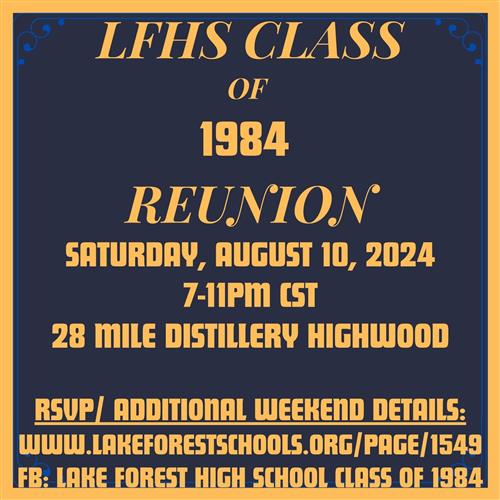 LFHS Class of 1984 Reunion